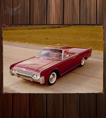Металлическая табличка Lincoln Continental Convertible 374